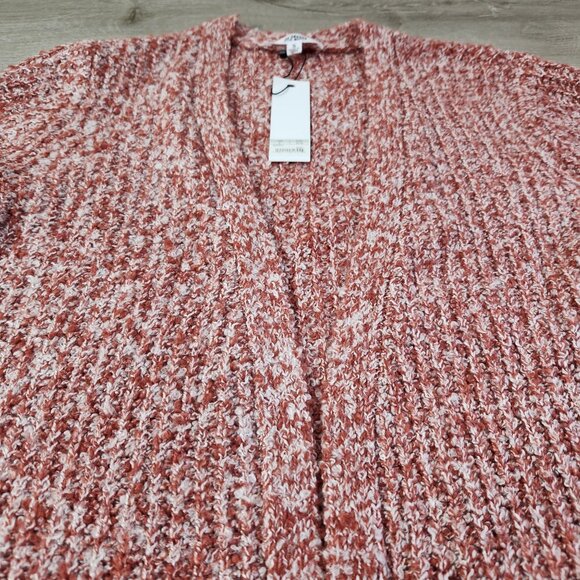 BB Dakota Steve Madden Odetta Open Cardigan Rust New With Tags Women's Size S - Picture 9 of 15